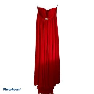JS Boutique Red Dress/ Gown Sz 6